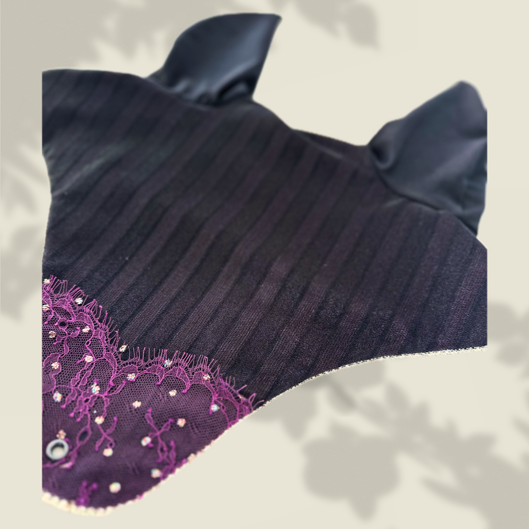 Midnight Amethyst Ear Bonnet