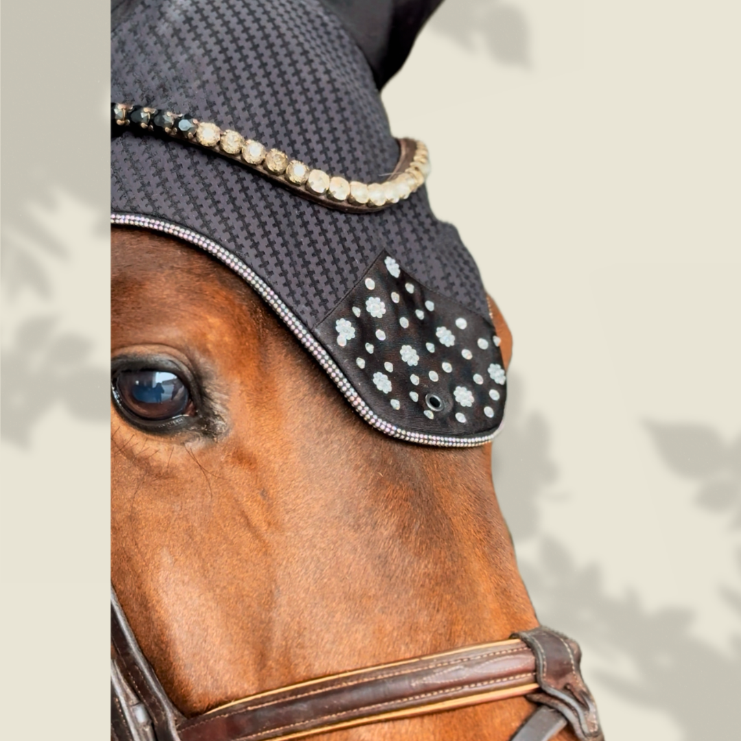 Crystal Blossom Ear Bonnet