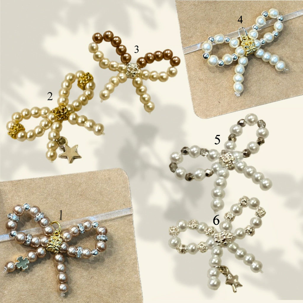 Elegant Pearl Braid Bow
