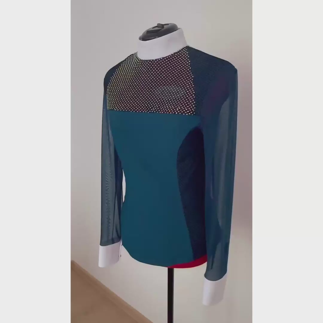 Midnight Sapphire Riding Shirt